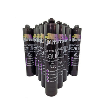 Paint Warrior Ultimate Flexible Decorators CaulkBlackPack Of 12 from B&Q