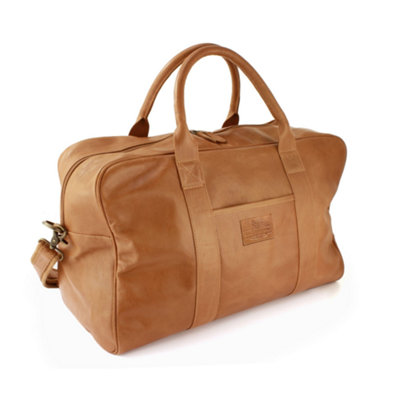 British Bag Company Leather HoldallTan from B&Q