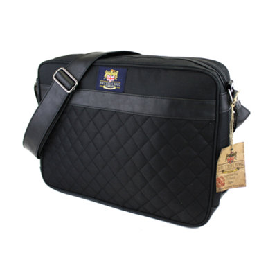 British Bag Company Regent Quilted Airliner Travel BagBlack from B&Q