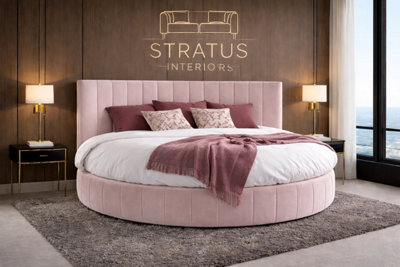 Stratus Interiors Orbis Round BedLuxury Statement Bed For BedroomSuper King from B&Q