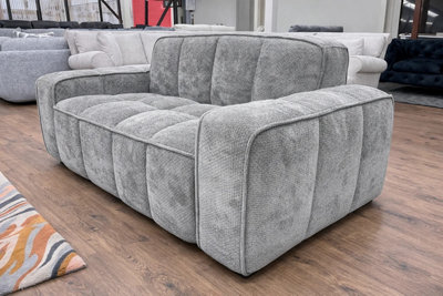 Stratus Interiors Paris Chunky Panel SofaPlushStylish & Durable Seating For Modern Living Rooms2 Seater from B&Q
