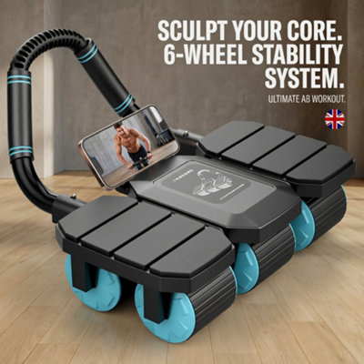 Automatic Rebound Abdominal Wheel With Elbow Supports from B&Q
