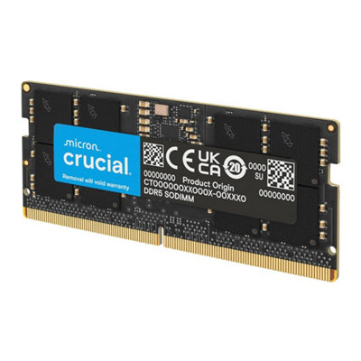  - Crucial Ddr 5 Ram 16 Gb 5600 Mhz SodimmLaptop Computer MemoryMini Pc (Or 5200 Mhz4800 Mhz) Cl 46Ct 16 G 56 C 46 S 5