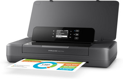 Hp Officejet 200 Mobile Printer , Black , 18.6 X 36.4 X 6.9 Cm , Cz993Abhc