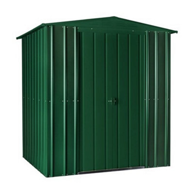 Salford 6 X 4 Apex Metal Garden Shed - Heritage Green (6Ft X 4Ft / 6' X 4' / 1.8M X 1.2M)