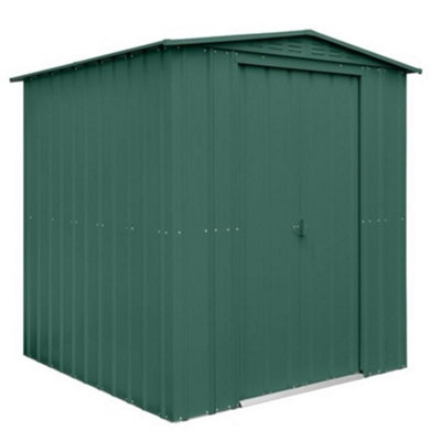 Salford 6 X 8 Apex Metal Garden Shed - Heritage Green (6Ft X 8Ft / 6' X 8' / 1.8M X 2.5M)