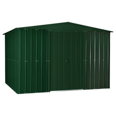 Salford 10 X 8 Apex Metal Garden Shed - Heritage Green (10Ft X 8Ft / 10' X 8' / 3.1M X 2.5M)