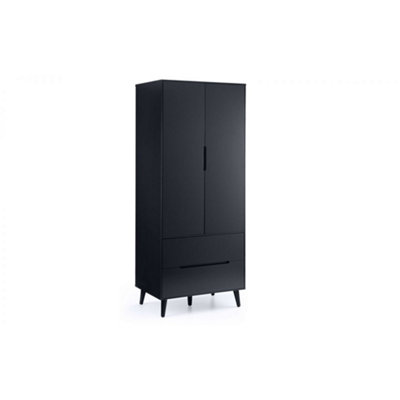 Ashfield Retro Anthracite Combination Wardrobe from B&Q