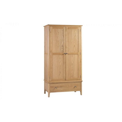 Ashfield Oakwood 2 Door 1 Drawer Wardrobe from B&Q