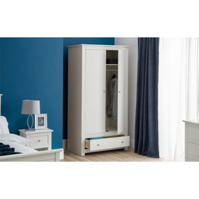Ashfield Traditional Surf White 2 Door Wardrobe from B&Q