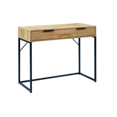 Ashfield Premier Oak-Effect 2 Drawer Dressing Table/ Desk from B&Q