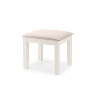 Ashfield Premier Pure White Dressing Stool from B&Q