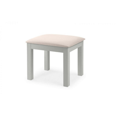 Ashfield Premier Dove Grey Dressing Stool from B&Q