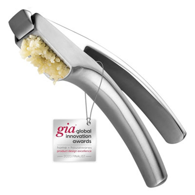 Gourmet Easy Stainless Steel Garlic Mincer Tool from B&Q
