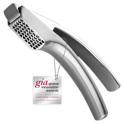 Gourmet Easy Stainless Steel Garlic PressCoarse Mince from B&Q