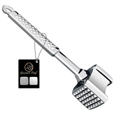 Gourmet Easy Stainless Steel Kitchen Hammer Tenderizer from B&Q