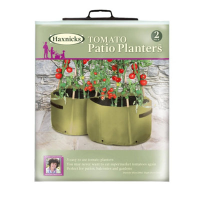 Haxnicks Tomato Planter 2 Pack D45Cm X H25Cm from B&Q
