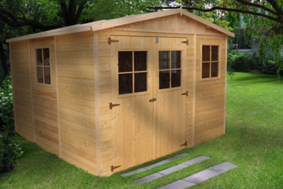 Wooden Garden Shed 11X10 Ft/9M2 - Timbela M335