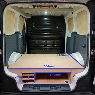  - Kia Pv5 False Floor Raised Storage System For Van Organisation And Tool Storage