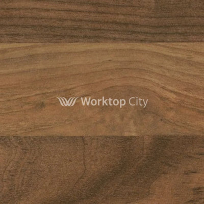 Worktop City Pp0911 Walnut Butcher Block 4Mtr Laminate Kitchen Breakfast Bar4000mmx900mmx38mm from B&Q