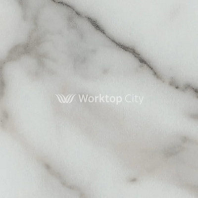 Worktop City Pp3460 Calacatta Marble 4Mtr Laminate Kitchen Splashback4000mmx1210mmx6mm from B&Q
