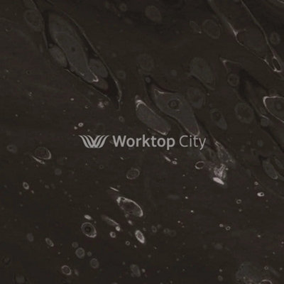 Lsuk5015 Noir Marble 3.5Mtr X 100mm X 20mm Laminate Kitchen Upstand from B&Q