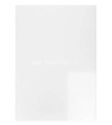 B&Q -  Vogue Slab White Gloss- Replacement Kitchen Doors 570mm X 295mm Sample Door (Free P&p)