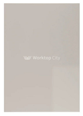 B&Q -  Vogue Slab Cashmere Gloss- Replacement Kitchen Doors 570mm X 295mm Sample Door (Free P&p)
