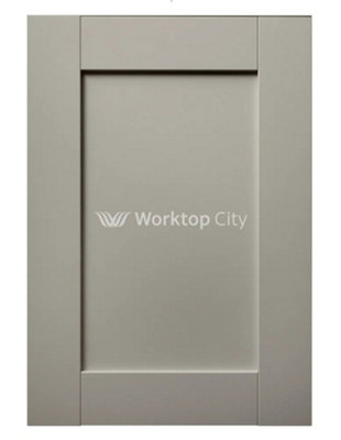 B&Q -  Rivington Shaker Stone Grey Supermatt Replacement Kitchen Doors Sample Colour Swatch