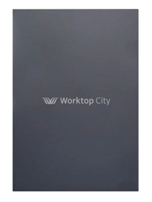 B&Q -  Fenton Painted (Laser Edged) Slab Carbon Grey- Replacement Kitchen Doors 570mm X 295mm Sample Door (Free P&p)