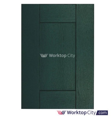 B&Q -  Buckingham Fir Green Replacement Kitchen Doors 570mm X 295mm Sample Door (Free P&p)