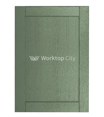 B&Q -  Balmoral Wood Grain 'skinny' Shaker Reed Green Ash- Replacement Kitchen Doors Sample Colour Swatch