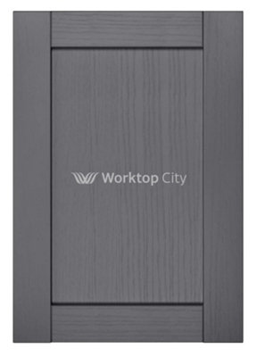 B&Q -  Balmoral Wood Grain 'skinny' Shaker Dust Grey Ash- Replacement Kitchen Doorssample Colour Swatch