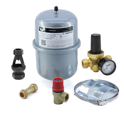 8 Litre Potable Expansion Vessel Kit (Kit A B C D) And Bracket from B&Q