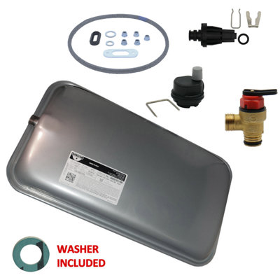 Vaillant Vaikit2 Service KitVesselPrvWater Pressure SensorAutomatic De-AeratorAnd Single Sealing Gasket Kit from B&Q