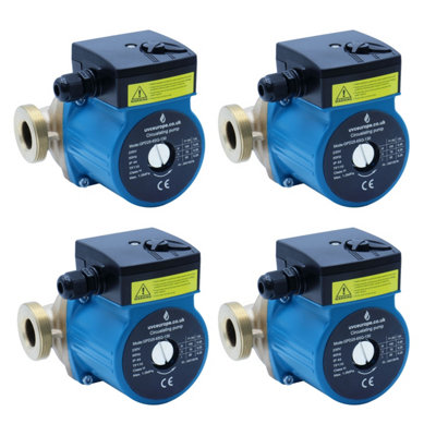 4 X Bronze Circulation Pump Gpd25-6Sq-13025-60 130Bs6M Head (Four Pack) from B&Q
