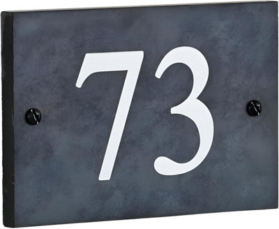Personalised Engraved Slate House Sign 15Cm X 10Cm from B&Q
