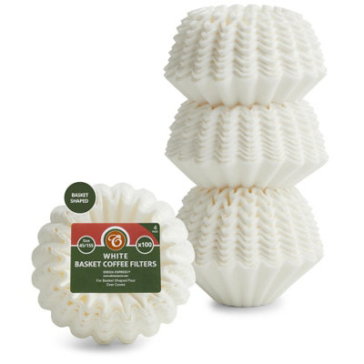 Edesia Espress 400 Size 45/155 White Basket Coffee Filters from B&Q