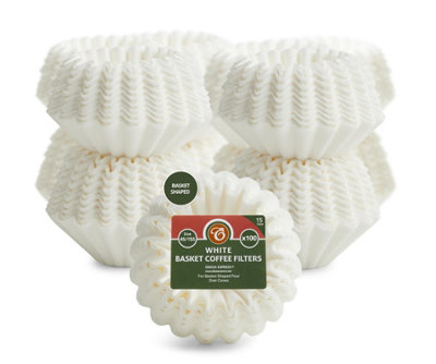 Edesia Espress 1500 Size 45/155 White Basket Coffee Filters from B&Q