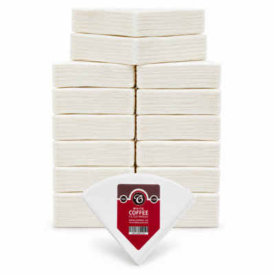 Edesia Espress 1500 Size V02 White Coffee Filter Paper ConesV ShapedCompatible With Hario