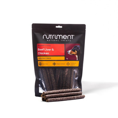 Pet Treats Wholesale Natural Gourmet Sticks Chicken & Beef Liver (15Kg) British Made & Grain Free Dog's Treat from B&Q