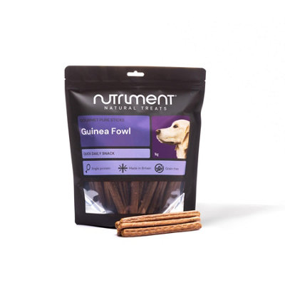 Pet Treats Wholesale Natural Treats Gourmet Pure Guinea Fowl Sticks (1Kg) High In Protein Low Fat Dog Chew Treats from B&Q