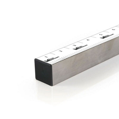 Pair Of Aluminium Bricklaying Brick Profile  50mm (W) X 50mm (H)  X 1800mm (L) from B&Q