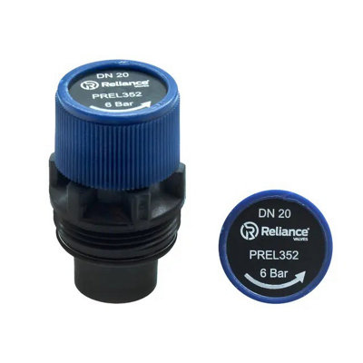 Reliance Rwc Pressure Relief Cartridge 6 Bar Zrc214004Replacement Spare Part from B&Q