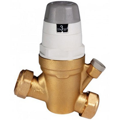 Altecnic Caleffi Prescal Dial Up Pressure Reducing Valve 535022 from B&Q