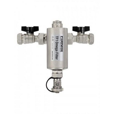 Fernox Tf1 22mm Omega Filter (Complete With Valves) from B&Q