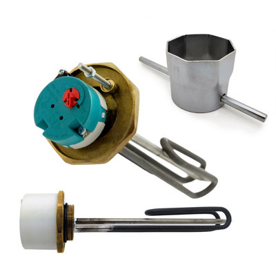 CothermUnvented Immersion Element Ele-14-In-800-Unv Alternative + Spanner from B&Q