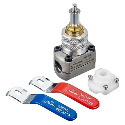 Aladdin Easyfit Isolation Valve 15mm RefillSecondary Stop TapPipe Freezing AlternativeEmergency Stop Tap from B&Q