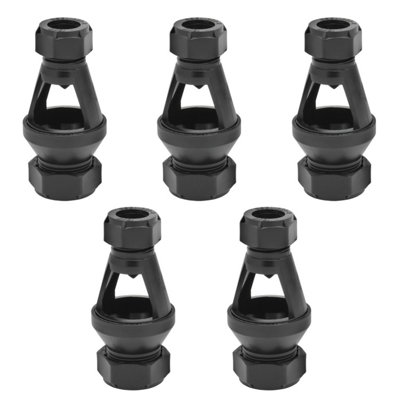  - 5 X Straight Plastic Tundish 15X22mm (Trade Pack)