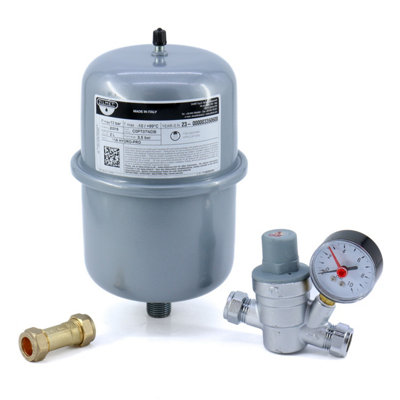 Zilmet2 Litre Potable Expansion Vessel Kit (Kit A B) 11A0000200 from B&Q